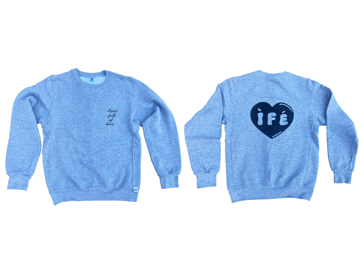 GTMM x Discos Ifá | ÌFÉ - HEART FULL OF LOVE - CREWNECK