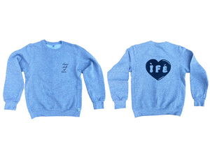 GTMM x Discos Ifá | ÌFÉ - HEART FULL OF LOVE - CREWNECK SWEATSHIRT
